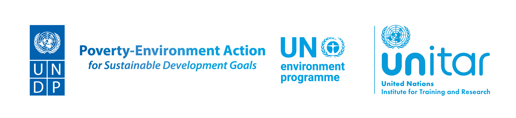 Combined logos UNDP, UNEP and UNITAR